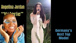 FIRST TIME REACTING TO | Angelina Jordan - Sings "Valerie" for Heidi Klum on GNTM! REACTION