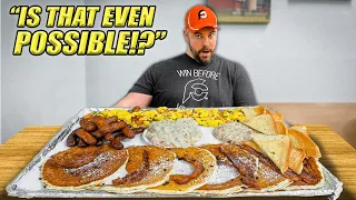 "Can 1 Person Eat All That?" | Wisconsin's Biggest Breakfast Challenge (Undefeated)