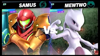 Super Smash Bros Ultimate Amiibo Fights – Samus vs the World #24 Samus vs Mewtwo