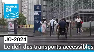 "Paris est un grand parcours d'obstacles" : pour les JO-2024, le défi des transports accessibles