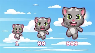 My Talking Tom  Level 1 Vs BaBy Tom Level 99 Vs CuTe Tom Level 999 - Android gameplay #3