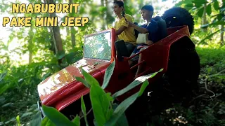 MELEWATI HUTAN SAMPAI MASUK SUNGAI DENGAN MINI JEEP