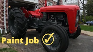 Bodywork and Paint on the Massey Ferguson 35 Restoration