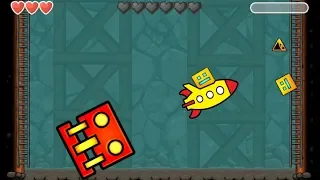 Red Ball 4 Vs Geometry dash with BOSS