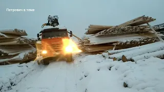 КамАЗ лесовоз,первый рейс в этом сезоне.