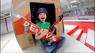 Father & Son ULTIMATE FORT AT THE SKATEPARK 4!