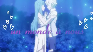 un monde à nous-nightcore/AMV (lyrics) {concours mitsu et Chibi Akihabara} lire description