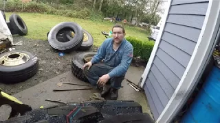 HOW TO MOUNT A SEMI TIRE IN UNDER 10 MINUTES!!!