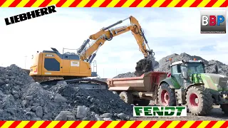 Stuttgart 21: Liebherr R 930 VA & Fendt 826 Vario, PFA 1.3a, Stuttgart, Germany, 01.03.2022.