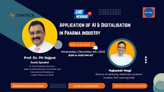 Webinar on "Application of AI and Digitalisation in Pharma Industry" conducted by Cynoteck