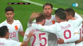 Russia vs Spain 3-3 Extended Highlights & Goals - International Friendlies 14/11/2017