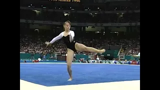 [HDp60] Svetlana Zelepukina (UKR) Floor Team Compulsories 1996 Atlanta Olympic Games