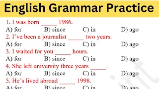 English Grammar Practice For ALL Exams