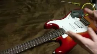 Fixing a strat's intonation by adding a neck shim Part 1 of 3