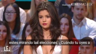 SELENA GOMEZ HABLA FUERTE Y CLARO ACERCA DE DONALD TRUMP (Subtitulado)