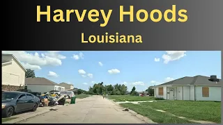 Hoods in Harvey, LA | Dash Cam Driving Tour Louisiana 4K