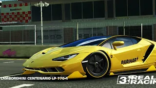 COCKPIT VIEW. LAMBORGHINI CENTENARIO. Real racing 3 REPLAY