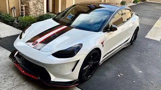 My Tesla Model 3 Modified into a Nismo disguised after 3 yrs of ownership.