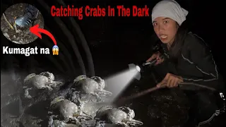 Hunting Crabs Sa Gabi Nakakatakot|Pero Sobrang Dami Nahuli Ko 😲