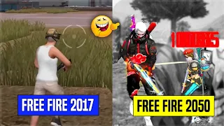 FREE FIRE 2017 VS 2050 😂 FUNNY VIDEOS 😂🤣 #Shorts