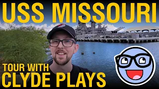 USS Missouri Museum Ship Tour in Pearl Harbor, Hawaii with Clyde Plays