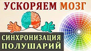 Развитие Мозга. Повышение Умственной Работоспособности. Синхронизация Полушарий Мозга