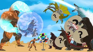 Rescue GODZILLA, King ghidorah, Skull Crawlers, Mecha From The Magic of KONG x - FUNNY CARTOON