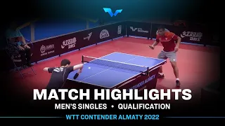 Islombek Sultonov vs Elmurod Kholikov | MS | WTT Contender Almaty 2022 (Qual)