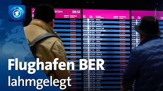 Warnstreik am Flughafen Berlin-Brandenburg