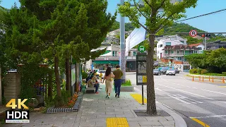 Seoul Sunday Afternoon walk in Buam-dong Jongno Alley Street | Walking Travel Korea 4K HDR