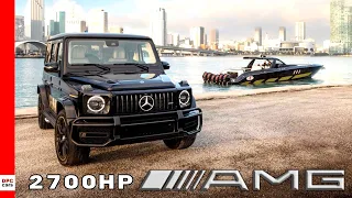 2700HP Mercedes AMG Cigarette Boat And Matching G63