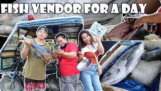 FISH VENDOR FOR A DAY WITH THE TWIST