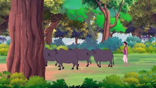 The Magical Buffalo Hindi Story | जादुई भैंस हिन्दी कहानी - Animated Magical Stories - Hindi Story