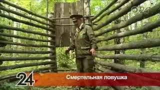 Жуткое сооружение обнаружили местные жители в одном из лесов Алексеевского района
