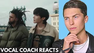 This is FIRE! Vocal Coach Reacts to j hope 'on the street with J  Cole' Official MV