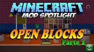 OPEN BLOCKS MOD MINECRAFT 1.7.10 | #2 | ¡Mod de decoración muy bueno! | REVIEW ESPAÑOL