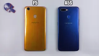 Oppo F5 Vs Oppo A5S | SPEED TEST