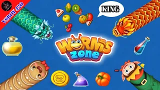 Woarm zone io game || Golden 🐉Dragon player game play 470000 score