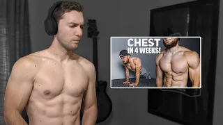 Bodyweight Exercises to Build a Big Chest? | NEXT Workout Reaction