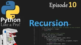 Recursion - Python Like a Pro #10