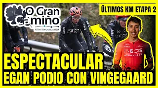 EGAN BERNAL UN NIVEL IMPRESIONANTE - FINAL ETAPA 2 O GRAN CAMIÑO