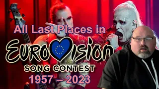 AMERICAN REACTS TO All Last Places In Eurovision Song Contest (1957-2023)..