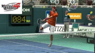 Virtua Tennis 4 - Rafael Nadal vs Roger Federer - PS3 Gameplay