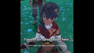 The Traveler's Most Violent Dialogue in Genshin