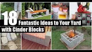 18 Fantastic Ideas to Your Yard with Cinder Blocks