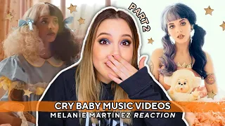 the cry baby music videos almost drove me insane... 🧸 melanie martinez visuals reaction | part 2