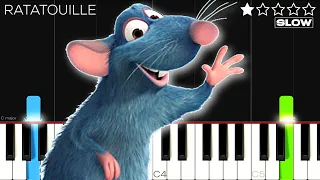 Ratatouille - Le Festin | SLOW EASY Piano Tutorial