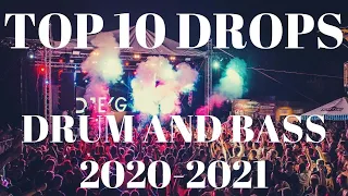 BEST DRUM AND BASS DROPS 2021 (TOP 10 DNB 2020-2021)