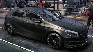 NFS HEAT - Mercedes AMG A 45 customization and gameplay