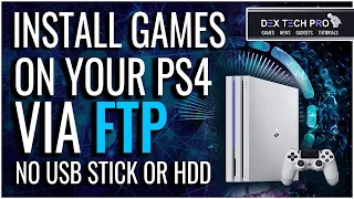 Transfer Games to PS4 from PC  via LAN and FTP (No USB stick or External Hard Disk Drive Needed)